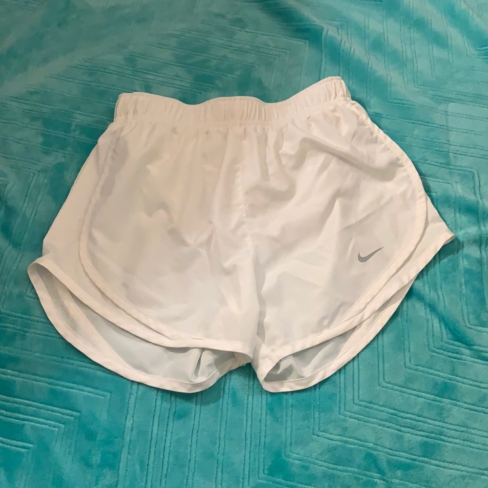 White Nike Tempo Shorts Size XS